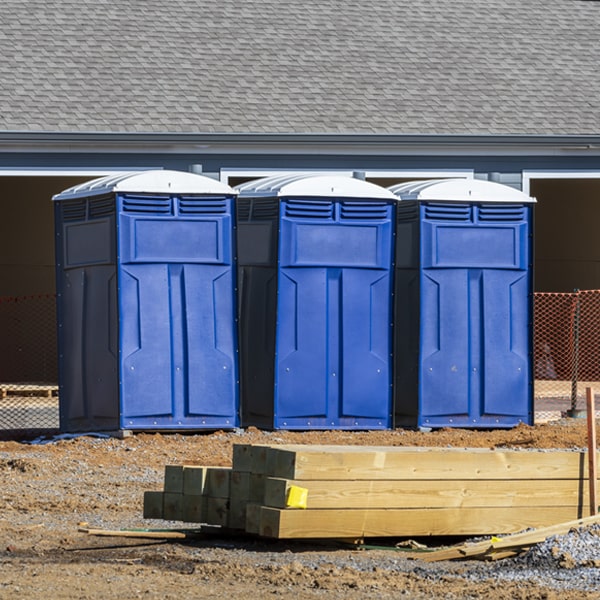 are there any restrictions on what items can be disposed of in the porta potties in Cleaton